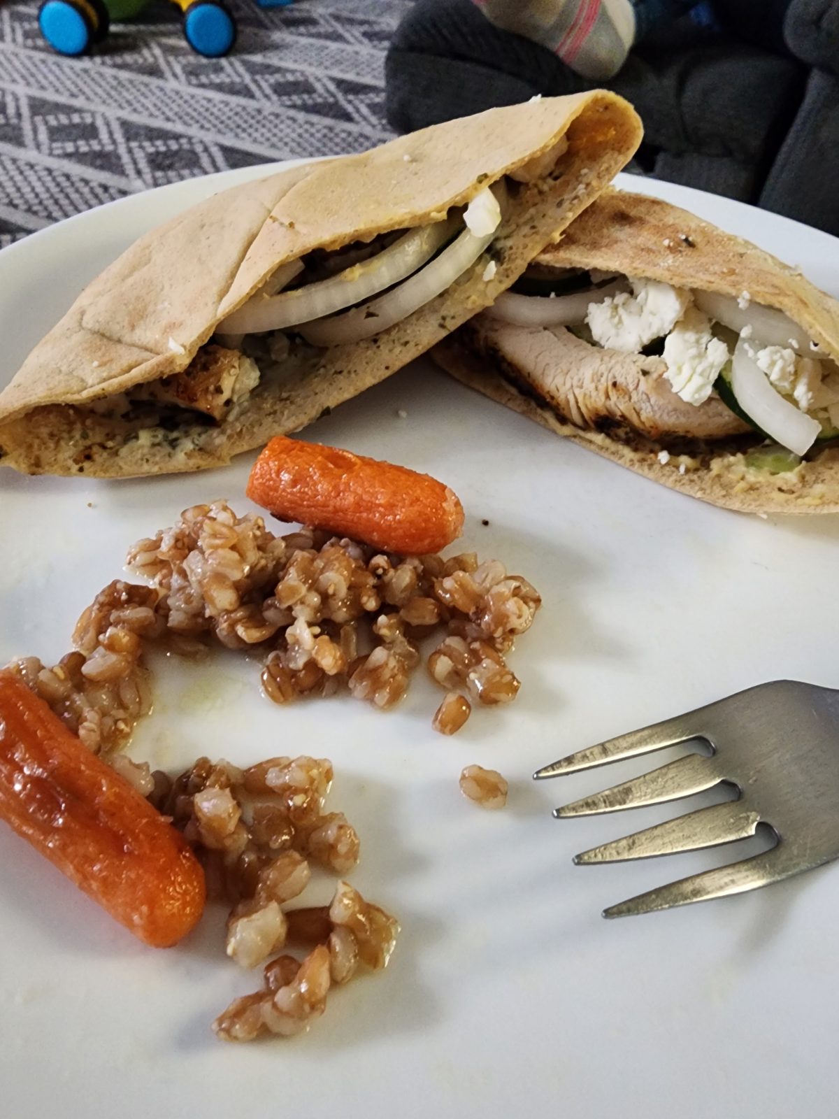 Blackened Chicken Pita Pockets
