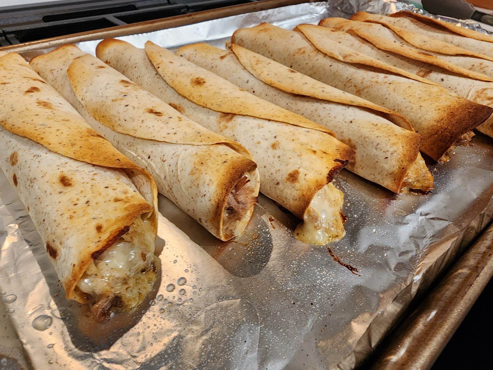 Air-Fryer Chicken Taquitos